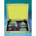 Frey Scientific Prism and Lens Set, Glass, Set of 7 OPSETG2